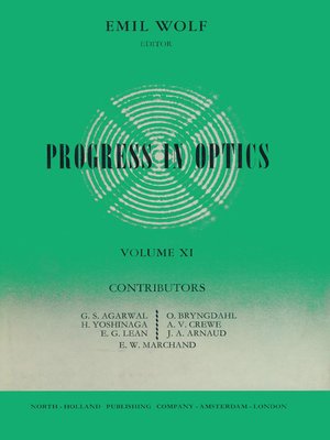 cover image of Progress in Optics
